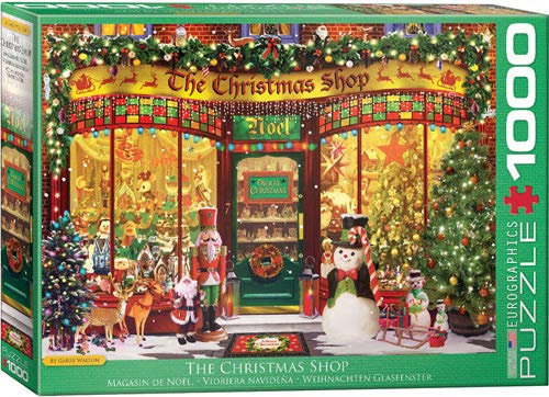 empireposter Der wunderbare Weihnachtsladen - 1000 Teile Puzzle im Format 68x48 cm + Deluxe 3er Set Puzzle Zubehör