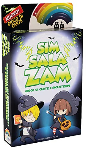 Rainbow Games, Sim Sala Zam, Zauberspiel, Brettspiel, Taktisch, Spaß, 2-4 Spieler, Jahre 6+, Familie, Kinder, Gesellschaftsspiel, tragbar