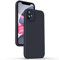 Supdeal Liquid Silicone Case for iPhone 11, [Flat Edge Design] [Camera Protection] [Anti Fingerprint] 4 Layers Protect Scratch Proof Anti Drop Microfiber Phone Cover, 6.1, Black