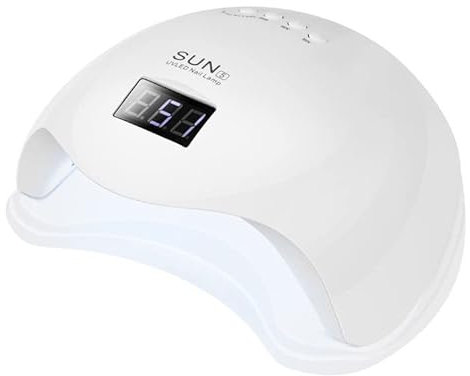 Professional UV LED Nail Lamp, 48W Nail Polish Dryer LED UV Nail Lamp Smart Nail Dryer for Home Salon and Beauty Salon with 4 Timers, Sensors and LCD Screen
