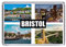 Bristol Kühlschrankmagnet – 70 x 45 mm, Souvenir, Andenken, Acryl mit Magnetstreifen.