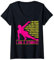 Cheerleading Gymnastik Übung Liebhaber Turner Frauen T-Shirt mit V-Ausschnitt