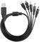 CERRXIAN USB to DC 5V Power Cord, Universal USB Cable with 5 Ports (5.5x2.5, 5.5x2.1, 3.5x1.35, Micro USB, Type-C) for Router,Mini Fan,Speaker, MP3, MP4 More 5V Devices - 0.6M/2FT