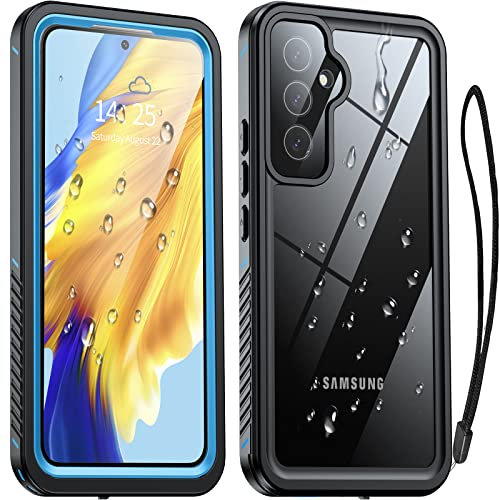 Oterkin Custodia per Samsung Galaxy A55 Impermeabile,[IP68 Subacquea][12FT Antiurto Militare] Custodia per Samsung A55 con Schermo Integrato e Protezione Lente [Sigillata a 360° su tutto il Corpo] Cus