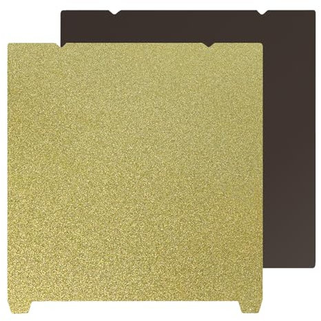 TIOPY K1 Max Plancha de impresión PEI estructurada de doble cara 310x315mm, plancha PEI flexible para impresora 3D, plancha de construcción magnética con lecho adhesivo para K1 max