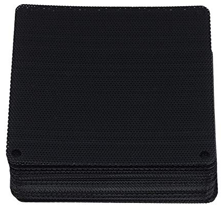 90mm Computer proof Plastic Cooler Fan Mesh Case Cover Filter Pack of 50