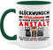 Tasse Tassen 325ml - Glückwunsch zu deiner Flucht aus der Anstalt Abschiedsgeschenk Kollegen | Abschiedsgeschenke für Kollege Geschenk zur Verabschiedung Kollegin - 325 ml - Dunkelgrün