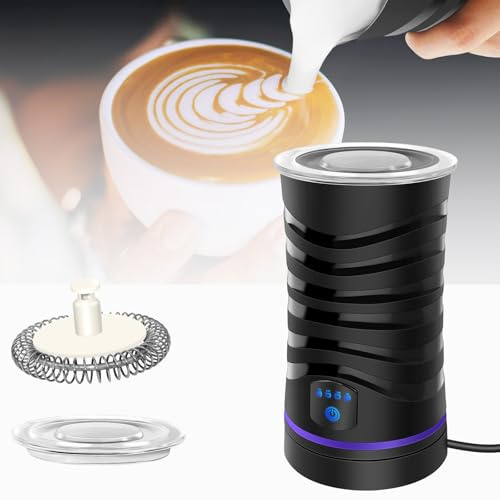 Milk Frother Electric Milk Frother,Cold Foam Frother Frother Cup for Frothing and Heating Milk,600ml Coffee Frother and Steamer,Frother Wand for Latte,Hot Chocolate,Coffee