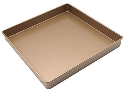 PRETYZOOM Bandeja Cuadrada Antiadherente Para Hornear Pasteles y Pizza Fácil De Limpiar y Desmoldar