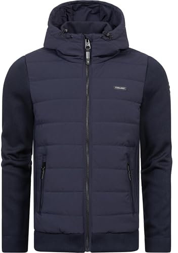 Ragwear Herren Winterjacke warme Steppjacke mit Kapuze und weichen Ärmeln Doryan Intl Navy24 Gr. M