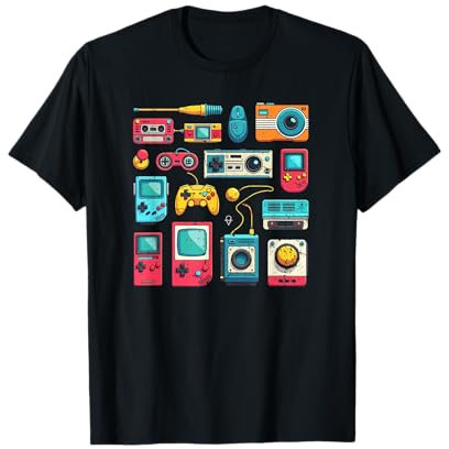 Regalo de videojuego clásico divertido de Retro Gadgets para jugadores Camiseta