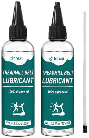1DFAUL Huile pour tapis de course, 250 ml, huile de silicone, réduit les frottements, le bruit et l'usure, huile de tapis de course compatible avec différents modèles de tapis de course