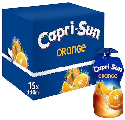 Capri-Sun Orange (15 x 330ml Bulk Multipack) With Resealable Cap And Nothing Artificial