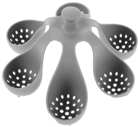 GLEAVI 6trous Porte-œufs pour Œufs Durs Support à Œufs Cocotte Panier Vapeur Support à Œufs Durs Cuiseur à Œufs Silicone Pochoir à Écaloir pour