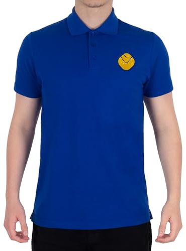 fan originals Leeds Polo Shirt Adults Royal Smiley XL