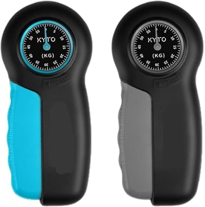 Hand-Dynamometer, Griffkraft, Kraftmessung, Messgerät, Fitness-Training, Stärkungsmittel, Handgelenk-Arm-Muskel-Übungsgerät, Fitnessausrüstung(Gray black)