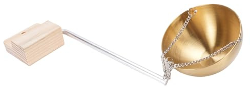 CFTGIW Bol d'huiles Essentielles en Acier Inoxydable doré 12 Cm Rou Bol d'huiles Essentielles en Acier Inoxydable 12 Cm Diffuseur de Parfum Rond pour Sauna et Spa - Parfum de 'huiles Antirouille