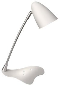 Massive 673123110 Schreibtischleuchte, GU10, Metall, weiß, 16,6 x 33,4 cm