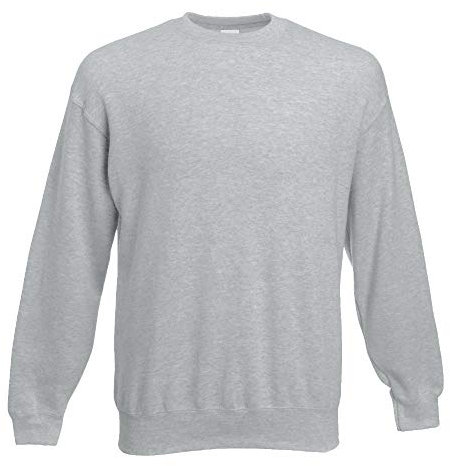 Long sleeve Fruit of the Loom t-shirt S, M, L, XL, XXL, Womens Men, Set-In-Sweat, heather grey, Large