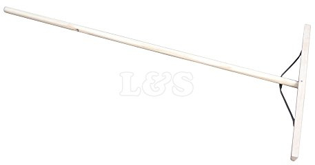 Tar Spreader/Spazzle, Wooden Handle & Head: 610mm x 100mm / Handle: 1375mm