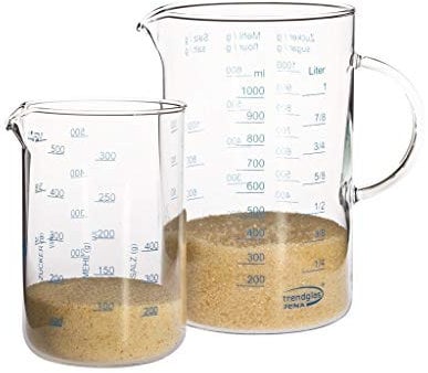 Trendglas Jena Meßbecher Set (1 / 0,5 Liter)