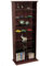 WATSONS BOSTON - 116 DVD/ 316 CD Book Storage Shelves Glass/Collectable Display Cabinet - Dark Oak