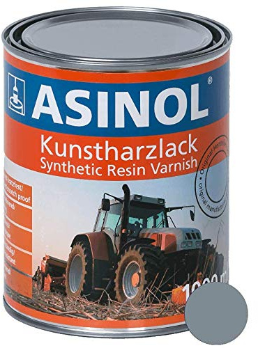 ASINOL WELGER GRAU 1.000 ml Kunstharzlack Farbe Lack 1l Liter Dose