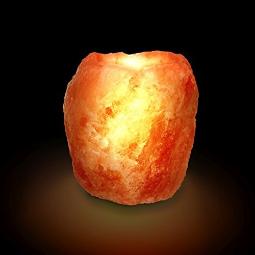 Biova Salz Kristall Teelicht Halter Himalaya* - groß 900-1200g Qualität -aus der Salt Range Pakistan