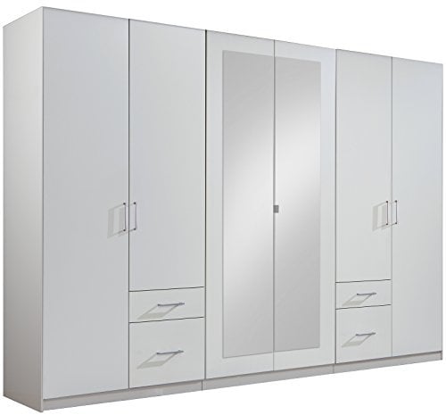 Wimex Kleiderschrank/ Drehtürenschrank Fly, (B/H/T) 270 x 208 x 58 cm, Weiß