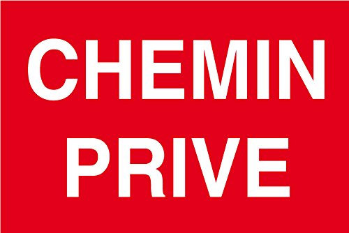 Panneau Chemin privé