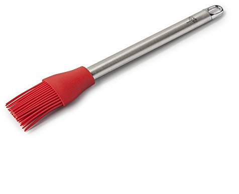 Zeal Pastry Basting Brush with Stainless Steel Handle, Silicone, Red, 26 x 4 x 26 cm
