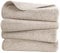 Polyte - Premium-Mikrofaserhandtuch - fusselfrei & schnelltrocknend - Beige - 41 x 76 cm - 4 Stück
