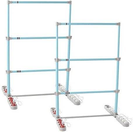 Franklin Sports Ladder Ball Set - Set Includes 2 Ladder Ball Targets and 6 Bolas - Family Set For Beach Or Backyard Fun - Folds For Storage