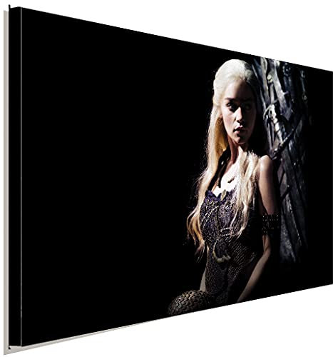 AK ART Daenerys Targaryen Game Of Thrones Leinwandbild Kunstdruck Wandbild XXL (120 x 80 cm)