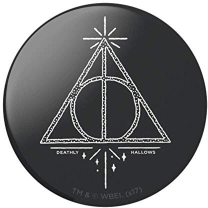 PopSockets: PopGrip - Expanding Stand and Grip with a Swappable Top for Smartphones and Tablets - Deathly Hallows
