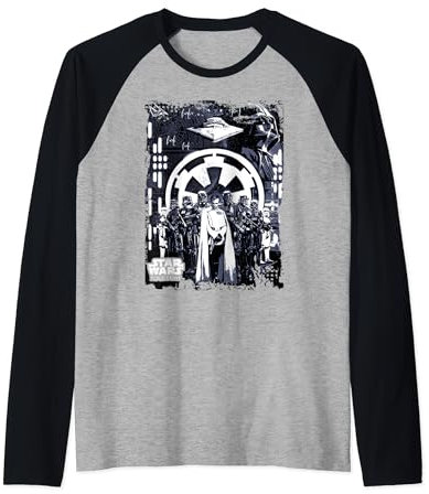 Star Wars Rogue One The Empire Group Portrait Poster Raglan Baseball Tee