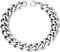 PROSTEEL Men and Women Stainless Steel Round Curb Bracelet Chunky Punk Rock Chain Bracelet Cuban