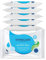 DYMACARE Unfragranced Bed Bath Wipes | Premium Unscented Skin Cleansing Shower Wipes for Adults and Elderly | No Water Microwaveable Body Wet Wipes with Aloe Vera | 6 Packs (48 Wipes in Total)