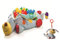 Woody 20059 Set Kuschelhund mit Bällebad Plus Kuscheltier Hund mit Soundeffekte
