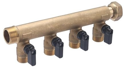 Collecteur Ecrou libre Femelle - Mâle 20x27-4 départs à Vannes 15x21 NOYON & THIEBAULT