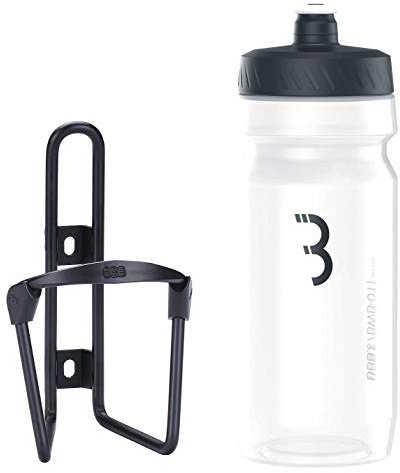 BBB Cycling BBC-03C Porte-Bouteille de vélo Noir/Transparent 550 ML