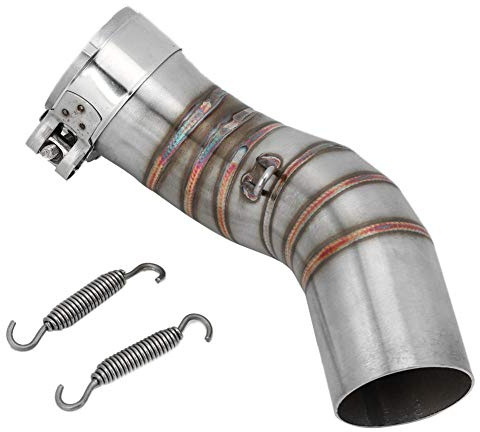 Adattatore Scarico Z900 Scarico Z900 Scarico Z900 Adatto Permotorcycle Exhaust Adapter Middle Link Pipe,Steel Section Pipe Modification Replacement For 2017 2019