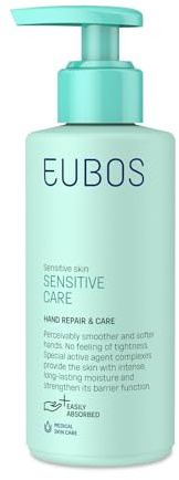 Handcreme zur Reparatur und zum Schutz der empfindlichen Pflege | in einem praktischen Spender | Creme für trockene und raue Hände | schützt die Haut vor täglichen Spannungen | 150 ml