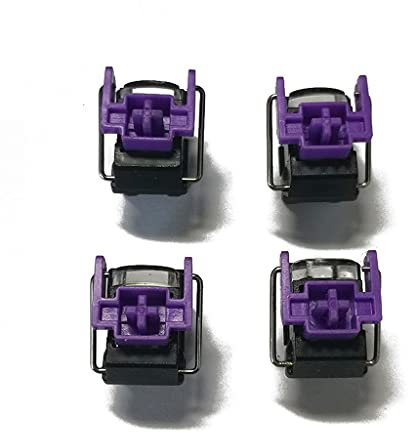 Kingjinglo 4Pcs Purple Optical Switches Hot Swap Switch for Razer Huntsman Gaming Mechanical Keyboard