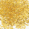 Bala&Fillic Hell Bernstein Farbe 3mm Perlen zum Auffädeln 3600Stücke/100Gramm,8/0 Glasperlen zur Herstellung Schmuck, Armbändern, Halsketten und Ohrringen (Hell Bernstein)