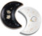 Titanape 2PCS Moon Trinket Dish Jewelry Dish Plate, Ceramic Ring Dish Holder Necklace Bracelet Storage, Key Bowl Dish Home Decorative Tray Room Decor, Gifts for Women, Friend, Sister, Bff