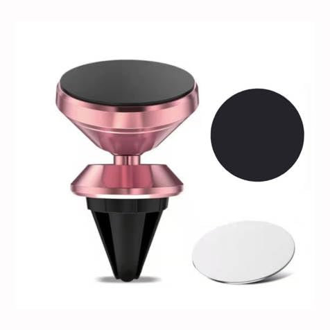 BERZAA Handyhalterung Auto Magnet Lüftung, Universal Kfz Handyhalterung Starke N52 Magnete, Kompatibel für iPhone 14 13 12 Samsung Huawei (Rose)