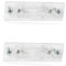 AUTORCE 2x Number Plate Light Lamp For VW Caddy Golf Jetta Multivan Passat Touran Transporter 3B5943021, 3B5943021A