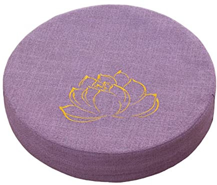 LOVIVER Yoga-Meditationskissen, bequemes Sitzkissen, japanische Tatami-Matte, Bodenkissen für Yoga, Schlafzimmer, Teezeremonie, Frauen, Geschenke, Hellviolett 6cm