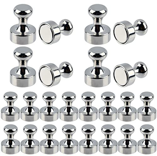 Magnete N52 Magnet Extra Stark mit Box, 24PCS Magneten 12x16mm Magnettafel, Starke Magnete für Magnettafel Neodym Magnete Extra Stark Neodym Magnete Stecktafel, Kühlschrank, Kegelmagnete, Notenmagnete